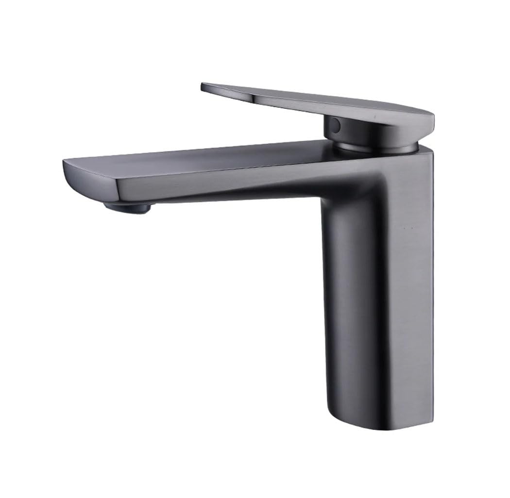 WBJGUOD Luxury Bathroom Faucets Basin Mixer Sink Faucet Gourmet Washbasin Tapware Hot Cold Water Tap Brass Chrome Black Brushed