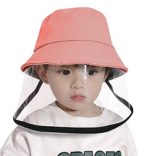 JOYEBUY Kids Girl Boy Lightweight Quick Drying Sun Hat Summer UV Protection Baseball Cap (A-Pink)