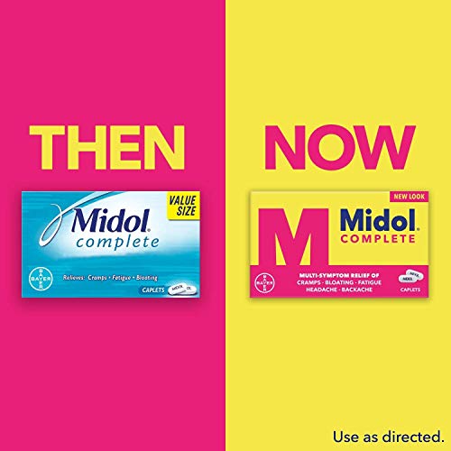 Midol Complete Menstrual Pain Relief Caplets With Acetaminophen For Menstrual Symptom Relief - 40 Count (Pack Of 3) #TOP2