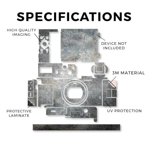 Image of Glossy Glitter Camera Skin Compatible with Sony ZV-1 Mark II (2023) - Shadow Concrete - Premium 3M Vinyl Protective Wrap Decal Cover - Easy to Apply | Crafted in the USA by MightySkins