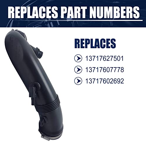 Air Duct Intake Boot Hose Intake Pipe Compatible With 2010-2015 Mini Cooper Countryman Paceman S Clubman Roadster N18 Engine 1.6L 13717627501 13717607778 #TOP2