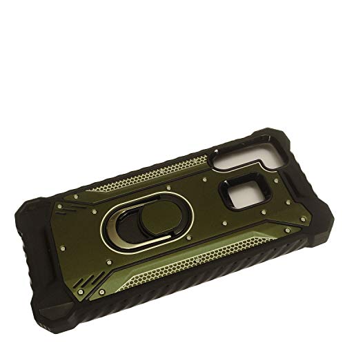 Coque Samsung Galaxy A21 d'exception en aluminium brossé ZY0 vert - 5