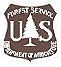 American Vinyl BROWN & WHITE US Forestry Shield Shaped Sticker (logo forest service) BUYBOX Is a LOW QUALITY FAKE