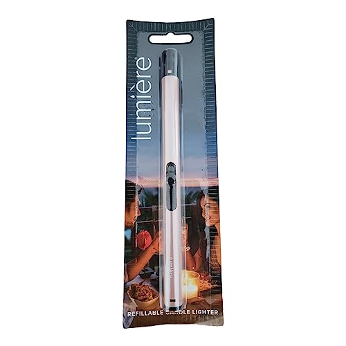 lumiere refillable candle lighter long reach (Pink)