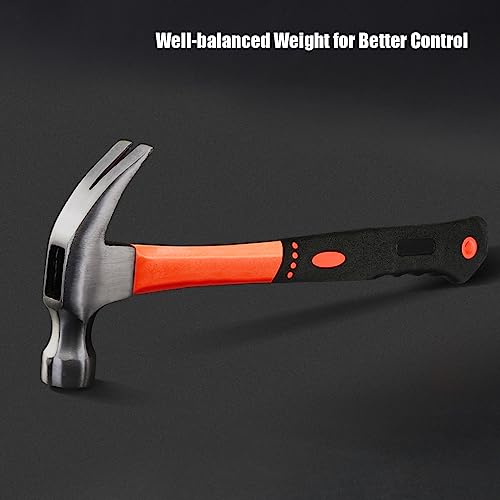 Zuzuan Hammer, Fiberglass, General Purpose, Claw, 16 Oz #TOP1