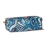 Sonia Kashuk153; Large Pencil Case Makeup Bag - Blue Marble Blue