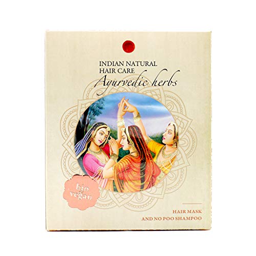 Ayurvedic Herbs Powder - Hair Mask & Gentle Shampoo - Fresh And Pure Organic - 7 Ounce - Indian Natural Hair Care #TOP1