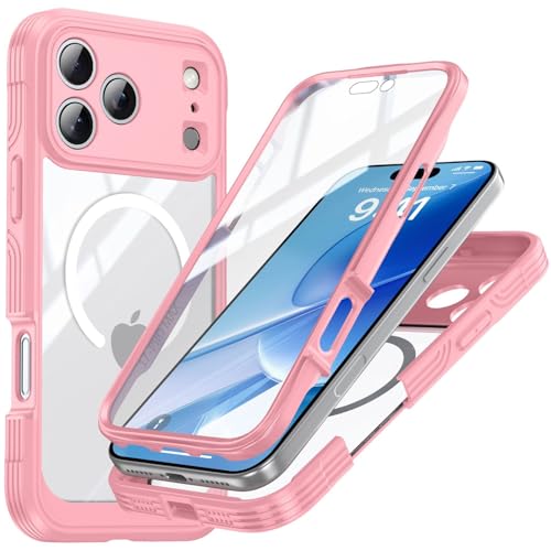 ʃP[X phone 17 pro X}zP[X magsafeΉ  Jی h~ ʑSʕی for iphone 17 pro P[X }OZ[tΉ Ռz TPUop[ CX[dΉ