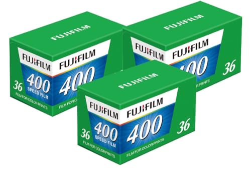 Fuji Speed Film 400-36 Lot de 3 films (couleur, lot de 3)