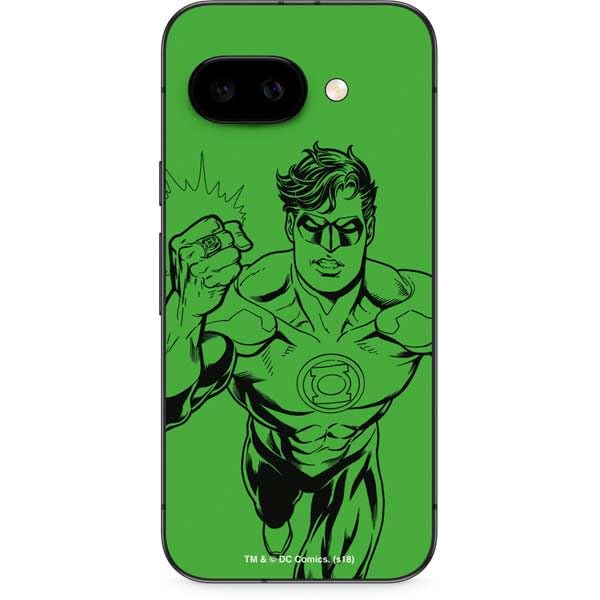 Skinit Decal Phone Skin Compatible with Google Pixel 9a - Officially Licensed DC Comics Green Lantern Comic Pop Design