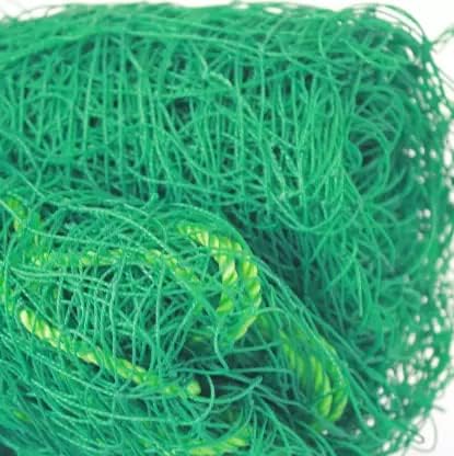 Practice Net for Cricket Batting Practice/Training for Outdoor Backyard Ground Sports (Green) 50 * 10 Feet Roof not included