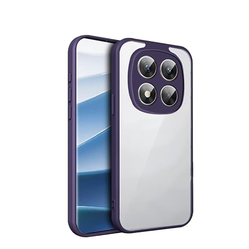 KOOLRIVER�EFor Redmi Note 15 Pro �N���A �P�[�X �P�[�X/�J�o�[ �w�ʃ}�b�g ���� TPU+�A�N���� �n�[�h�P�[�X �X�g���b�v�� For ���b�h�~�[ �m�[�g�m�[�g15 �v��(�p�[�v��)