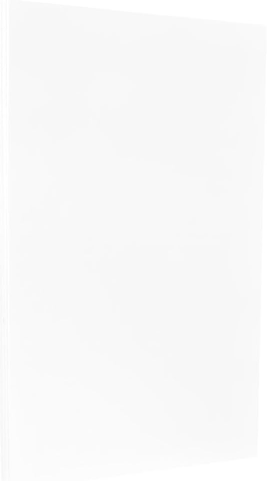 JAM PAPER Legal Strathmore 32lb Paper - 90 GSM - 8.5 x 14 - Bright White Wove - 100 Sheets/Ream