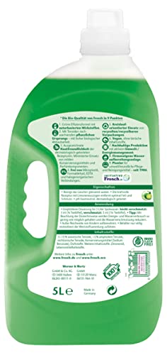 Frosch Limonen Spülmittel, Handgeschirrspülmittel mit fettlösenden Limonen-Extrakten, 5000 ml – Ansicht 2