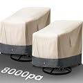 Extra Heavy Duty Patio Chair Covers Waterproof, 2 Pack Patio Furniture Covers for Outdoor Swivel/ Rocking Chair/ Adirondack Chairs, Outdoor Seat Cover with Air Vents, 35"W x 37"D x 38.5"H