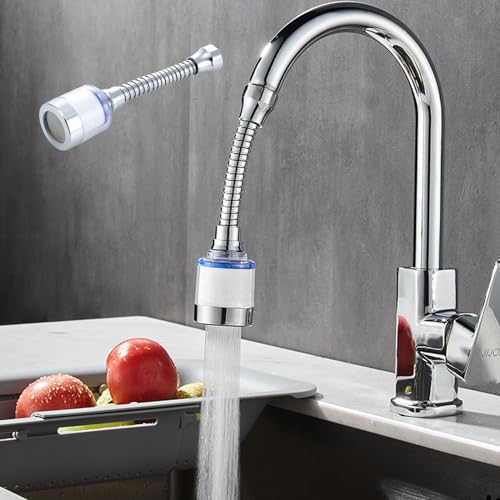 SUpoetry 2 Stück Transparenter Wasserhahn-Filter, Wasserhahn Filter Aufsatz, Reiner Wasserfilter, Geeignet Für Küchen-, Waschbecken- Und Badezimmerarmaturen