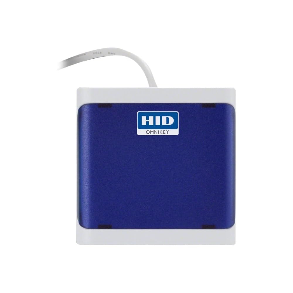 HID Identity OMNIKEY 5022 lettore di card readers Interno Blu USB 2.0 (An Omnikey product- the 5022CL is a USB connected contactless smart card reader with CCID drivers built in. Reads and writes to