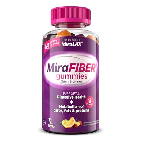 MiraFIBER Gummies by MiraLAX Cover