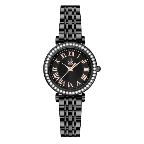 Montre pour femmes avec affûtage de cristal pour sublimer vos tenues de bureau
