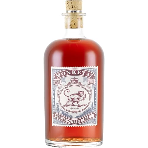 Monkey 47 Schwarzwald Sloe Gin - Ultra Premium Sloe Gin mit feiner Fruchtnote - 1x 0,5 L | 500 ml (1er pack) Monkey 47 Schwarzwald Sloe Gin - Ultra Premium Sloe Gin mit feiner Fruchtnote - 1x 0,5 L | 500 ml (1er pack)