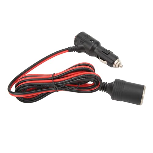Adapter KIMISS Premium 12V/24V do Zapalniczki Samochodowej z Przełącznikami i Bezpiecznikiem 15A - Gniazdo Męskie na żeńskie do Elektroniki Samochodowej i Akcesoriów