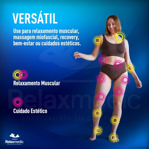 Massageador Elétrico Portátil Corporal Orbit Touch - Sem Fio