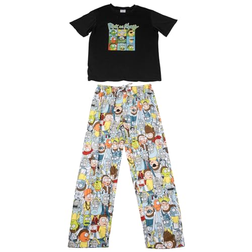 Rick and Morty All The Ricks Sleep T-Shirt and Pant Set3