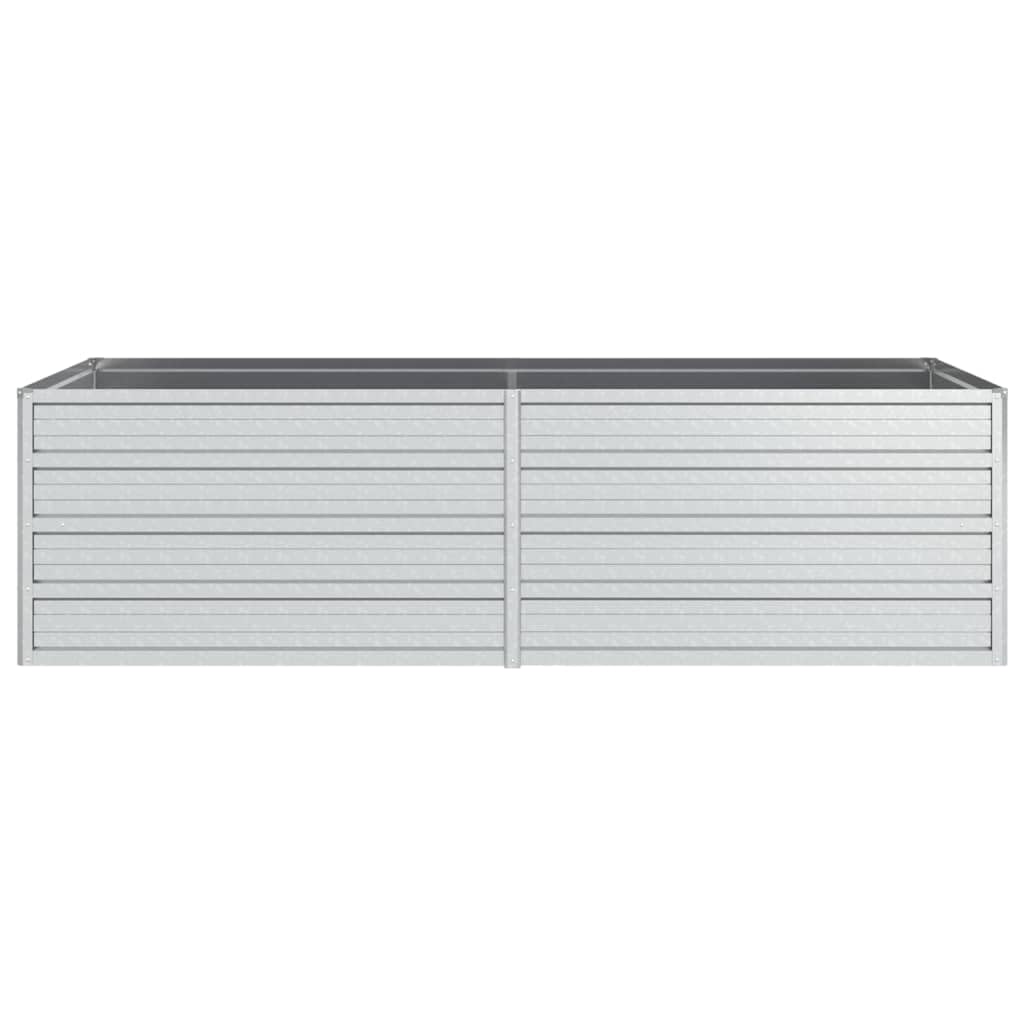Generic Podwyższona Grządka Ogrodowa ze Stali Ocynkowanej, Duża Donica Zewnętrzna z metalową ramą, Odporna na Warunki Atmosferyczne Podwyższona Donica do Warzyw, Kwiatów na Patio, (160 x 80 x 45 cm)