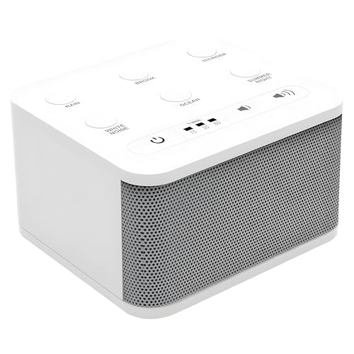 7 Best White Noise Machines for Dogs: White Noise For Your Woofer 6 White Noise Generator, Rain Sound Machine for Sleeping, Baby Soother - Portable White Noise Machine for Office Privacy & Noise Canceling, Sound Machine Battery Operated or Plug-in Nature Noise Maker