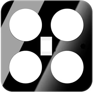 Full coverage tempered glass back camera protector for Xiaomi Mi 15 / Mi 15 pro - black (Mi 15)