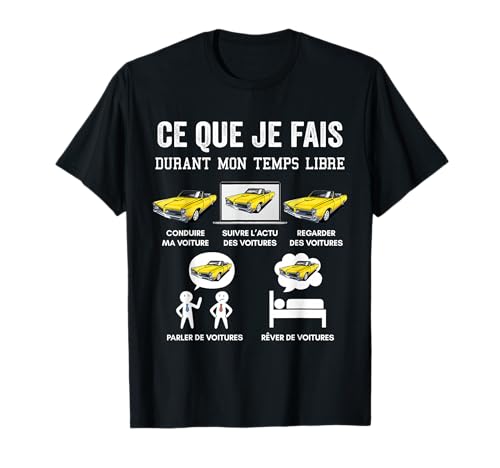 t-shirt voiture