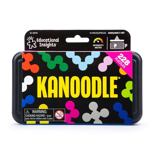 educational insights kanoodle - original 3d brain teaser puzzle single player mind challenge toys handheld travel games challenging logic puzzles and gifts for kids teens amp adults ages 7