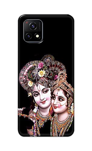 Image of PRINTFIDAA� Printed Hard Back Cover Case for Vivo Y52s | Vivo Y72 5G | Vivo Y31s 5G | Vivo Y52s t1 Back Cover (Radha Krishna) -2808