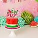 One in a Melon Cake Topper Glitter Watermelon cake Topper Watermelon Themed Kids Party Supplies Decorations for Baby Shower,1st Birthday Party Cake Decor Girl’s Birthday