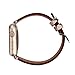 44mm 42mm Tartan Plaid Style Replacement Strap Wrist Band Watch Band with Silver Metal Adapter Compatible for Apple Watch Series 4 3 2 1 (Not fit for iWatch 40mm/38mm) Khaki