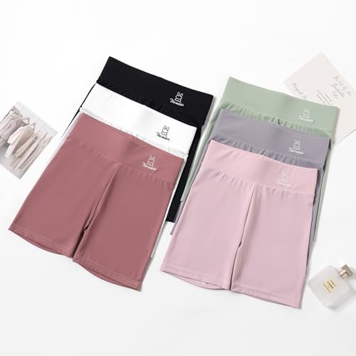 6 Pack Girls Athletic Shorts Kids Running Soccer Dry-Fit Shorts for Girls Gym Workout Yoga2