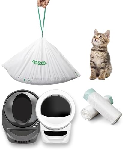 Compost Bags Biodegradable Cat Litter Liner Bags Compatible With LR 3, 4 And Automatic Cat Litter Box