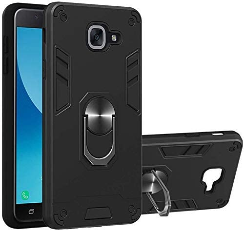 SkyTree Heavy Duty Robot Shockproof Rugged Kickstand Back Cover for Samsung Galaxy J7 Max - Black (B094NTYQ36) Amazon Price History, Amazon Price Tracker