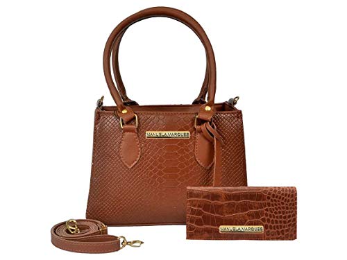 Bolsa Feminina Lorena com Carteira de (caramelo)