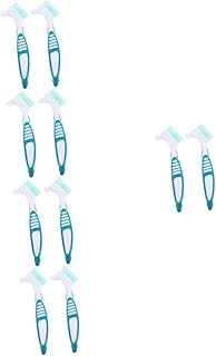 Didiseaon 10 Pçs Escova De Limpeza De Casca De Tartaruga Escova Portátil Escovas De Limpeza Multifuncional Escova De Limpeza Escovas De Cinta Escova De Limpeza De Casca De Tartaruga Escova