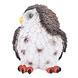 [Affichage polyvalent] Fabriquée à partir d'un matériau en résine robuste, cette statue de hibou est conçue pour durer et peut être exposée dans divers environnements. Que ce soit sur un bureau dans un bureau occupé ou comme point central dans un jardin serein, il reste une pièce remarquable.
