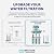 NU Aqua 7-Stage Pump Under Sink Reverse Osmosis Water Filter System + 1 Year Replacement Membrane Filter Set + Ice Maker & Refrigerator Connection - RO Filtration - Faucet & Tank - 100GPD Undersink