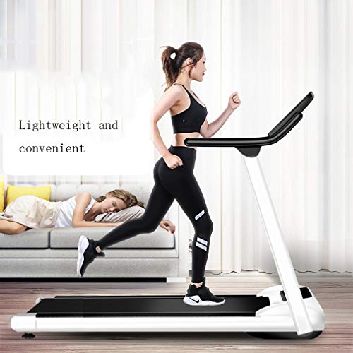 Image of Folding Motorised Treadmill Adjustable Speed LCD Screen Folding Walking Machine for Home and Office