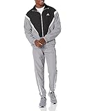 adidas mens Sportswear Woven Track Suit Grey/Black Medium