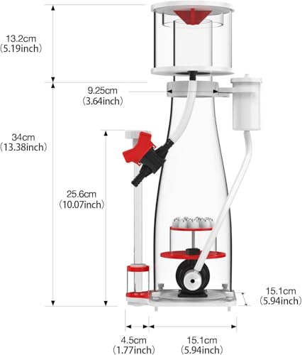 Image of MagTool Aquarium in-Sump DC Protein Skimmer with Controllable DC Pinwheel Pump, Anti-Overflow Design, for Up to 105-135 Gal Reef Tank (N130 Plus)