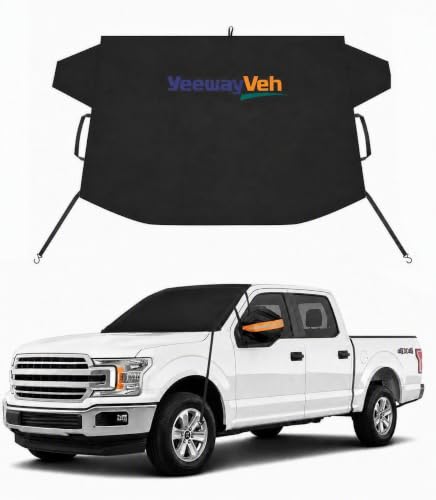 Image of YeewayVeh Car Windshield Ice Snow Cover for Ford F150 /F250 2015-2026