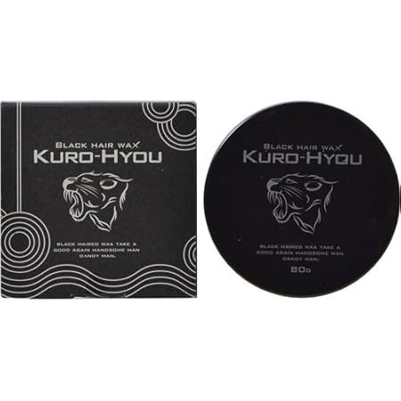 Amazon ブラックヘアワックス 黒豹 80g アメイズプラス ヘアワックス ポマード 通販