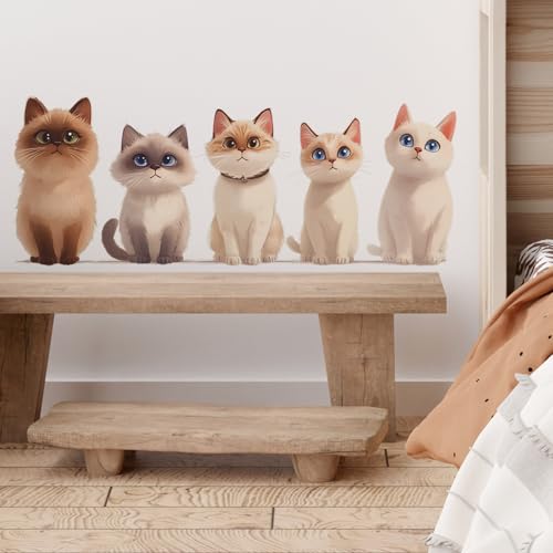 Vinilos Decorativos de Gatitos Adorables en PVC miniatura 4