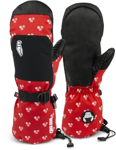 Crab Grab Women's Cinch Mittens Little Flowers M