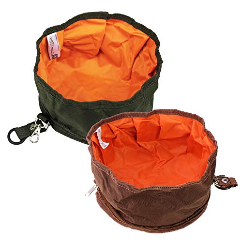 PsmGoods Gamelle de voyage pliable pour nourriture et eau pour animaux de compagnie, chiens, chats